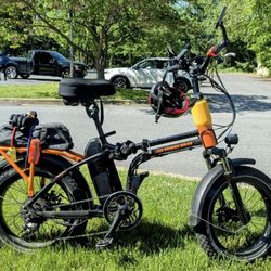 RadMini 4 Folding Ebike — Dual Batteries + Upgrades — 1,300 Miles