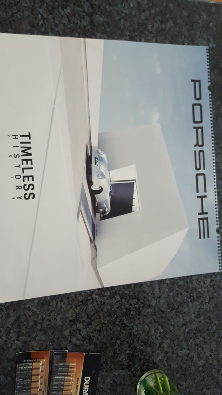 Large collectible Porsche Calendar- very large