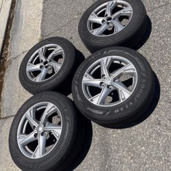 4 — 205/65r16 5x4.5 5x114.3 Stock Toyota Sienna RAV4 Crv Camry Wheels Rims Tires!