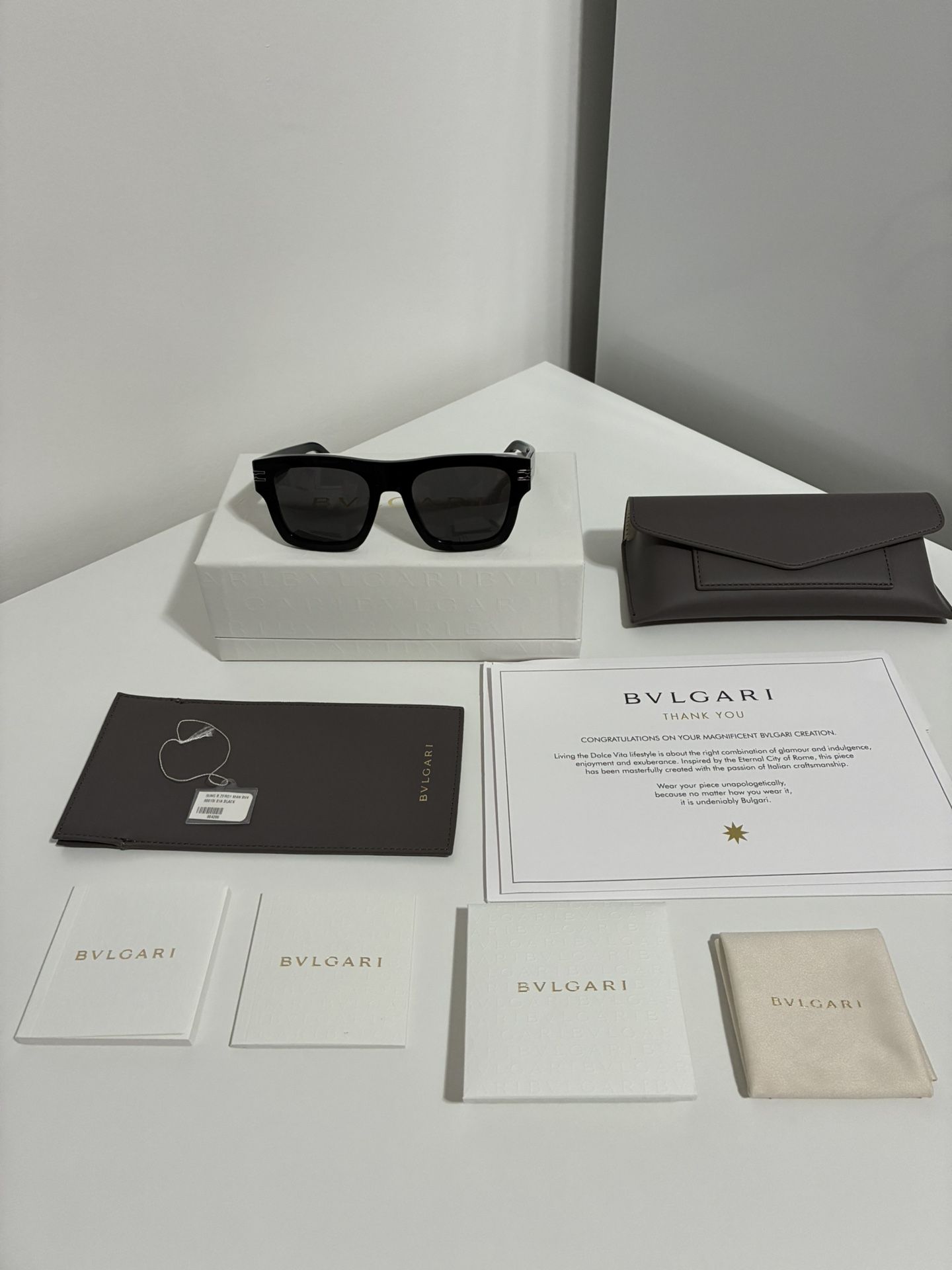 Bulgari B.zero1 Sunglasses BV400015I_01A Black Unisex 52mm