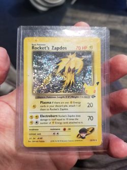 Pokemon Rockets Zapdos Celebrations 