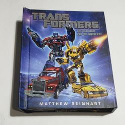 TRANSFORMERS THE ÚLTIMAMENTE POP UP UNIVERSE  BOOK 2013 BY MATTHEW REIINHART