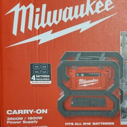 MILWAUKEE M18 18V 3600W1800W POWER SUPPLY