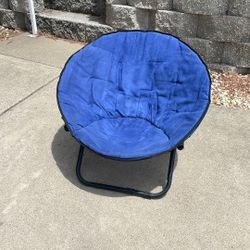 Folding Saucer Cushion Chair