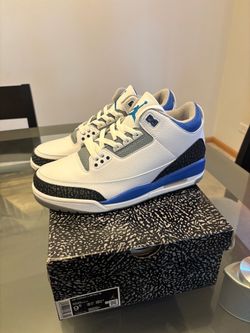 Air Jordan 3 Racer Blues size 9.5