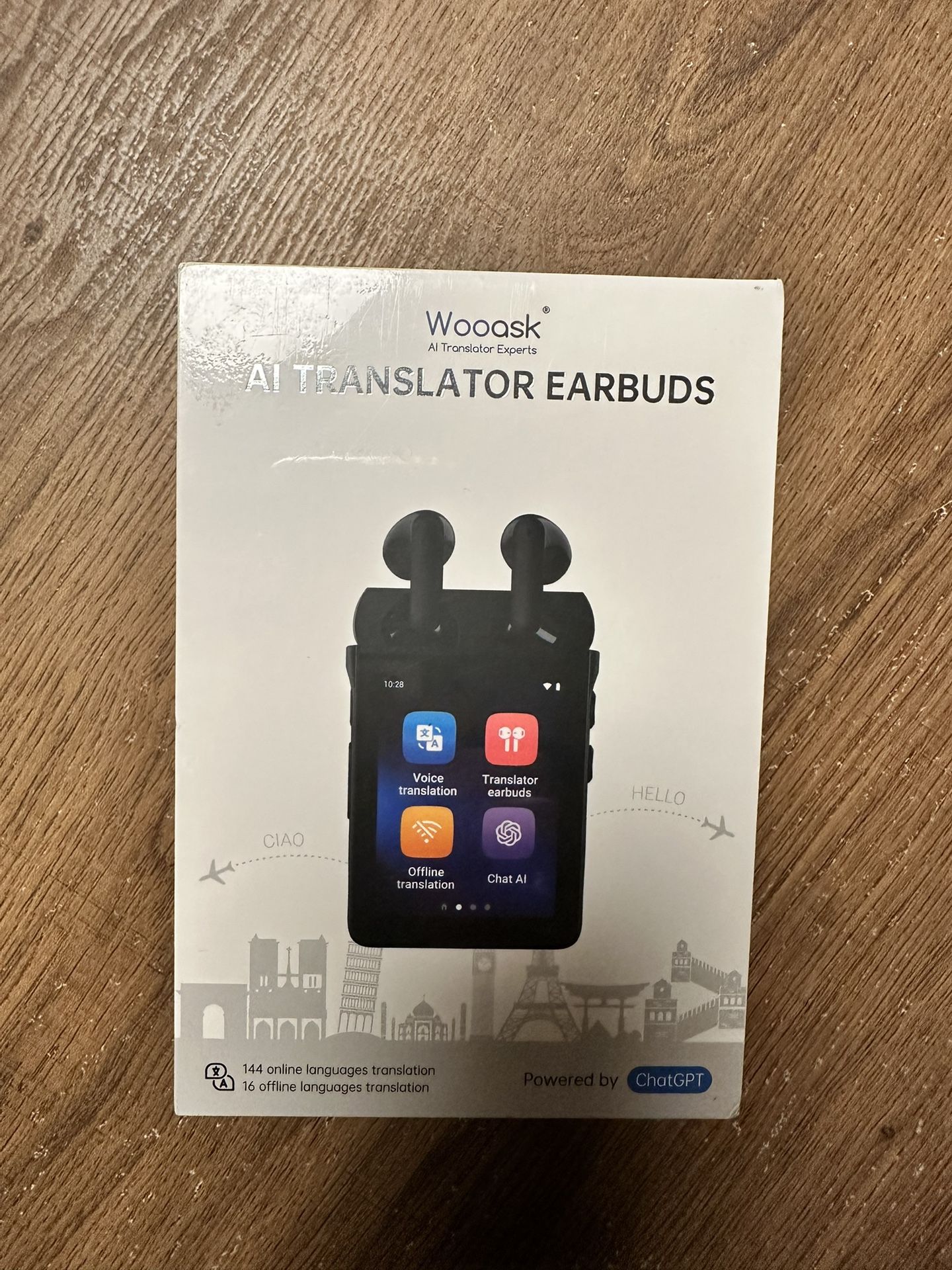 Wooask AI Translator Earbuds With 4G And WiFi