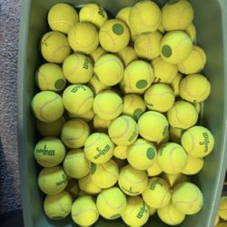 200 Used green dot tennis balls