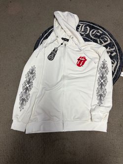 Chrome Hearts × Rolling Stones Zip-Up Hoodie