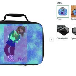 Blue with Image Lunchbag 