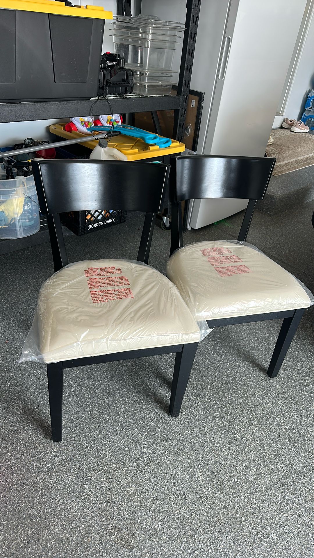 Brand New Dining Chairs – Set of 4 (2 Assembled, 2 Unopened