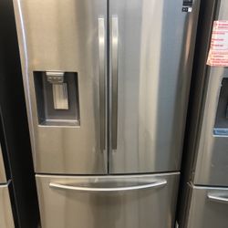 New Samsung Stainless Steel Counter Depth French Door Refrigerator 