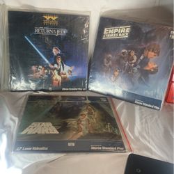 Star Wars Laserdisc Set W/Puzzle