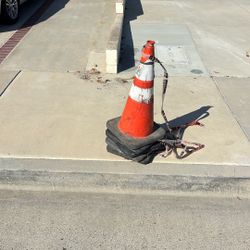 Free Traffic Cones At Curb