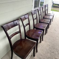 6 Crate And Barrel Chairs