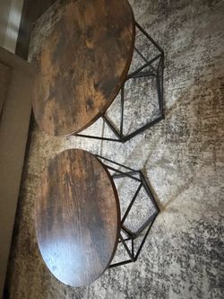 Two side tables