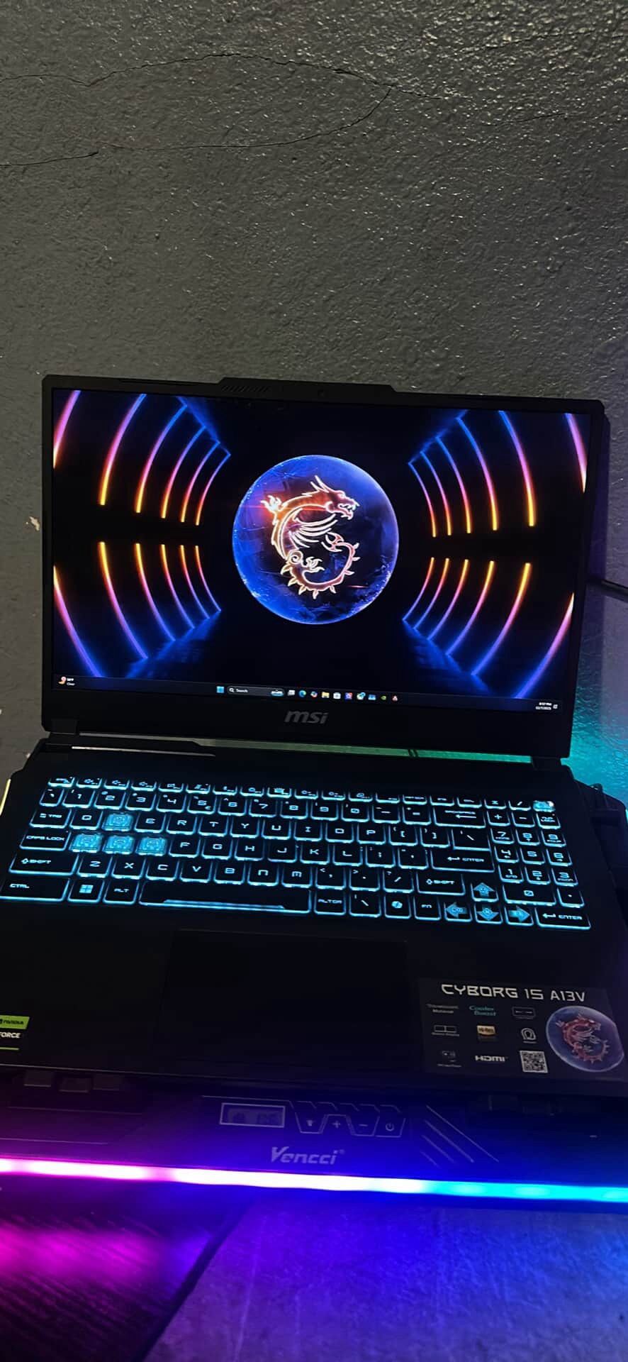 MSI gaming laptop