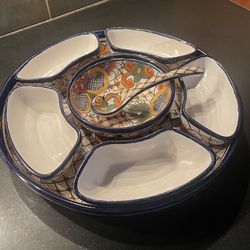 8 Piece Talavera Serving Set