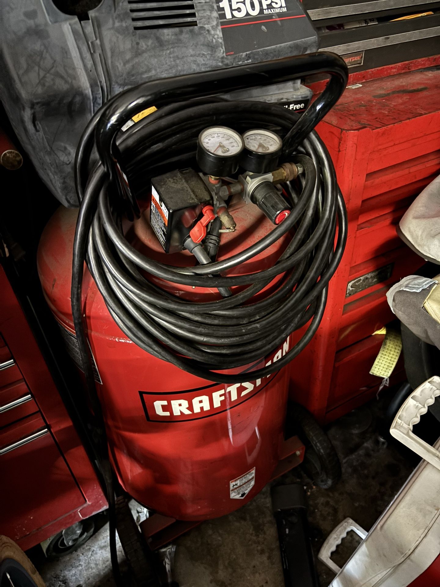 Craftsman 150psi 30 gallon air compressor