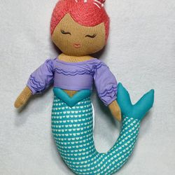 16" Knit Style Mermaid Plush Doll