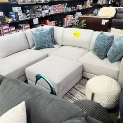 Drayden Fabric L-shaped Sectional