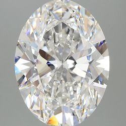 IGI Certified 4.10 E-VS1 Oval Lab-Created Diamond
