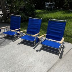 Lightweight Folding Aluminum Beach Chairs 