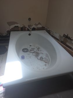 Steel garden tub