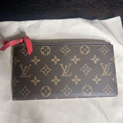 Louis Vuitton Monogram Canvas Chili Red Adele Wallet