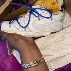 Blue / Grey Nike Dunk Off White 