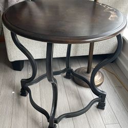 Brown side table