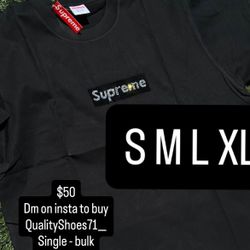 Supreme Black Vvs T Shirt 