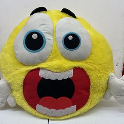 Large Emoji Face Plush Pillow – 28” – $15 (Cash Only)