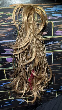 Braided Auburn Strands, 16 In. Hair Clip-REDUCED X 2