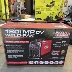 180-amp Weld-pak 180i Multi-process Stick/mig/Flux-core/tig 120v Or 230v Aluminum Welder 