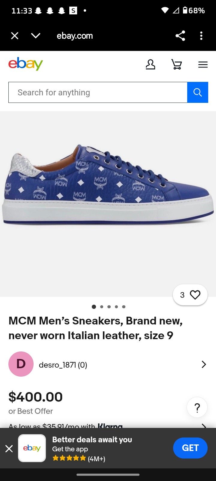 Mcm Sneakers Original