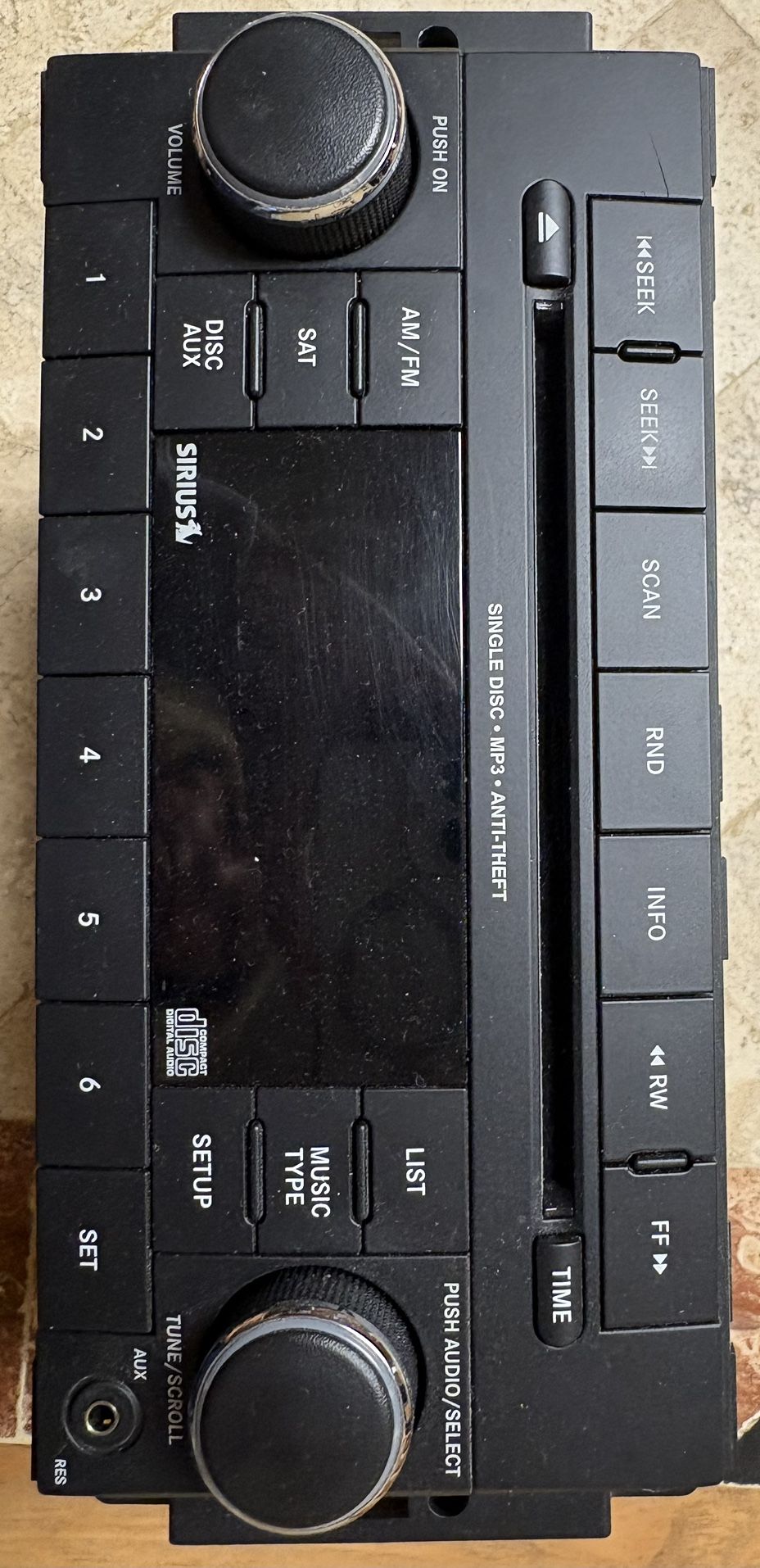 Auto Radio and CD Player with Speakers