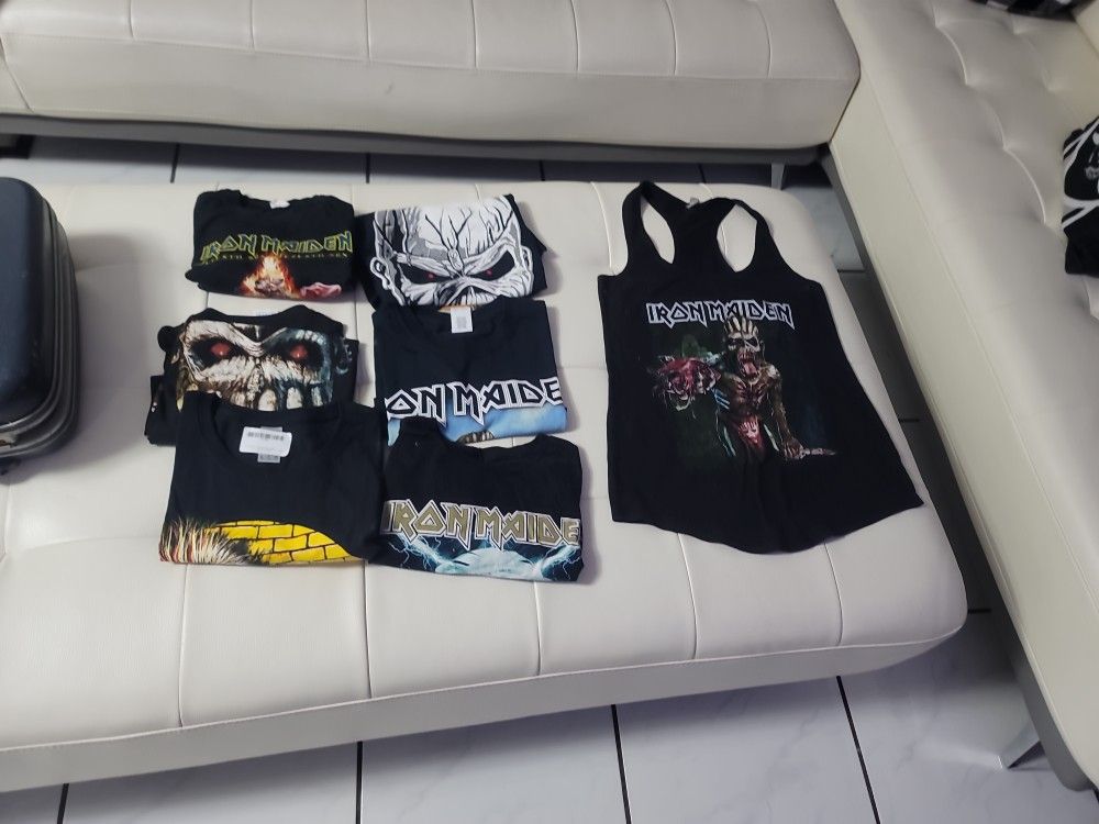 Iron maiden t shirts
