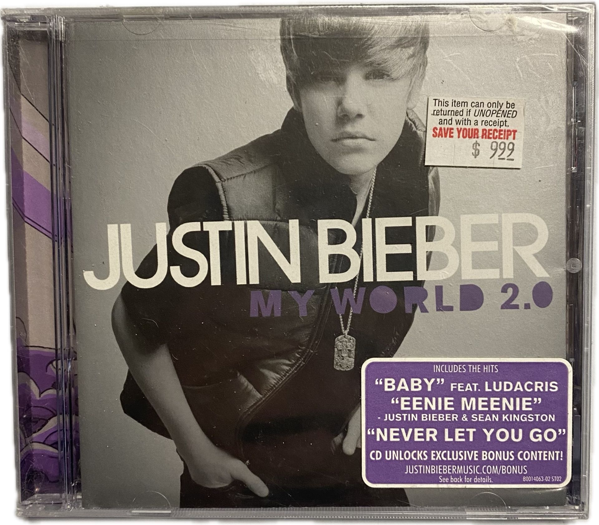 My World 2.0 CD Justin Bieber Pop