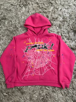 Sp5der Pink Hoodie