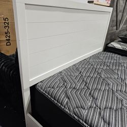 Queen PANEL complete Bed Frame
