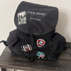 Star Wars Galaxy’s Edge Backpack 2019 Disney WDW Opening Day black Canvas Pack