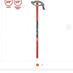 Milwaukee Aluminum Conduit Bender and Handle