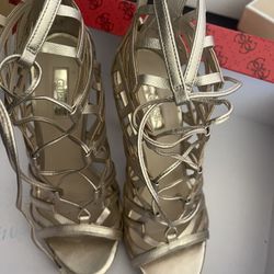Guess Gold Heels