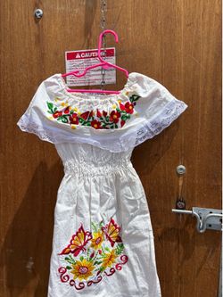 Mexican embroidered Dress