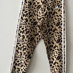 Social media Trend 🔥🔥🔥Adidas Tan Leopard Print Leggings