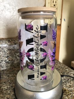  Bamboo glass cup, mom