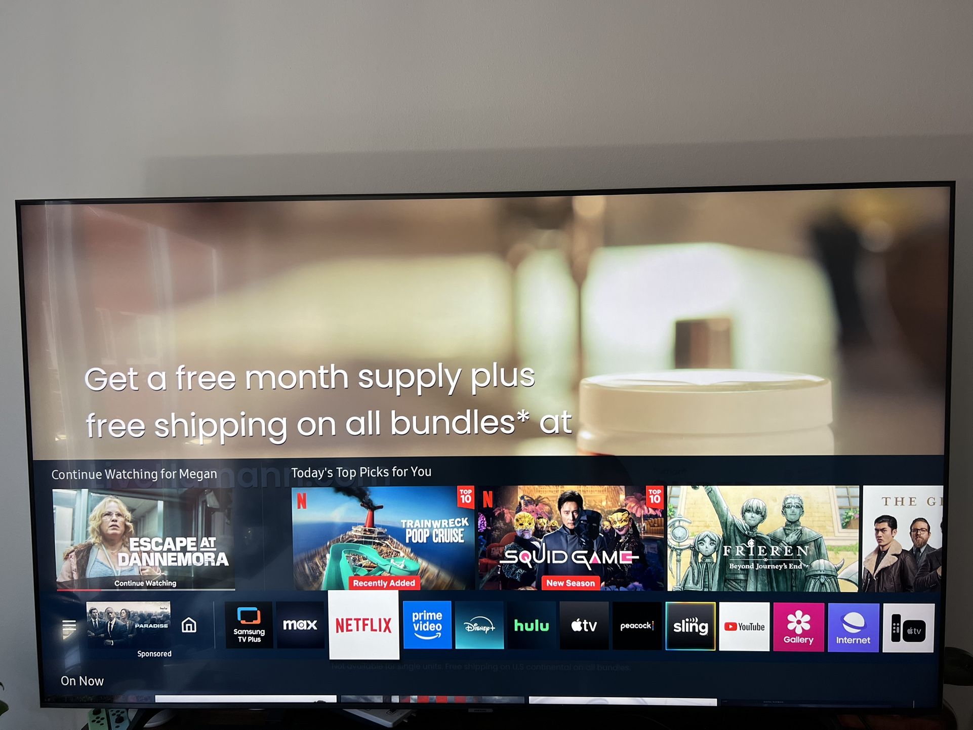 Samsung 75” Crystal UHD 4k Smart TV
