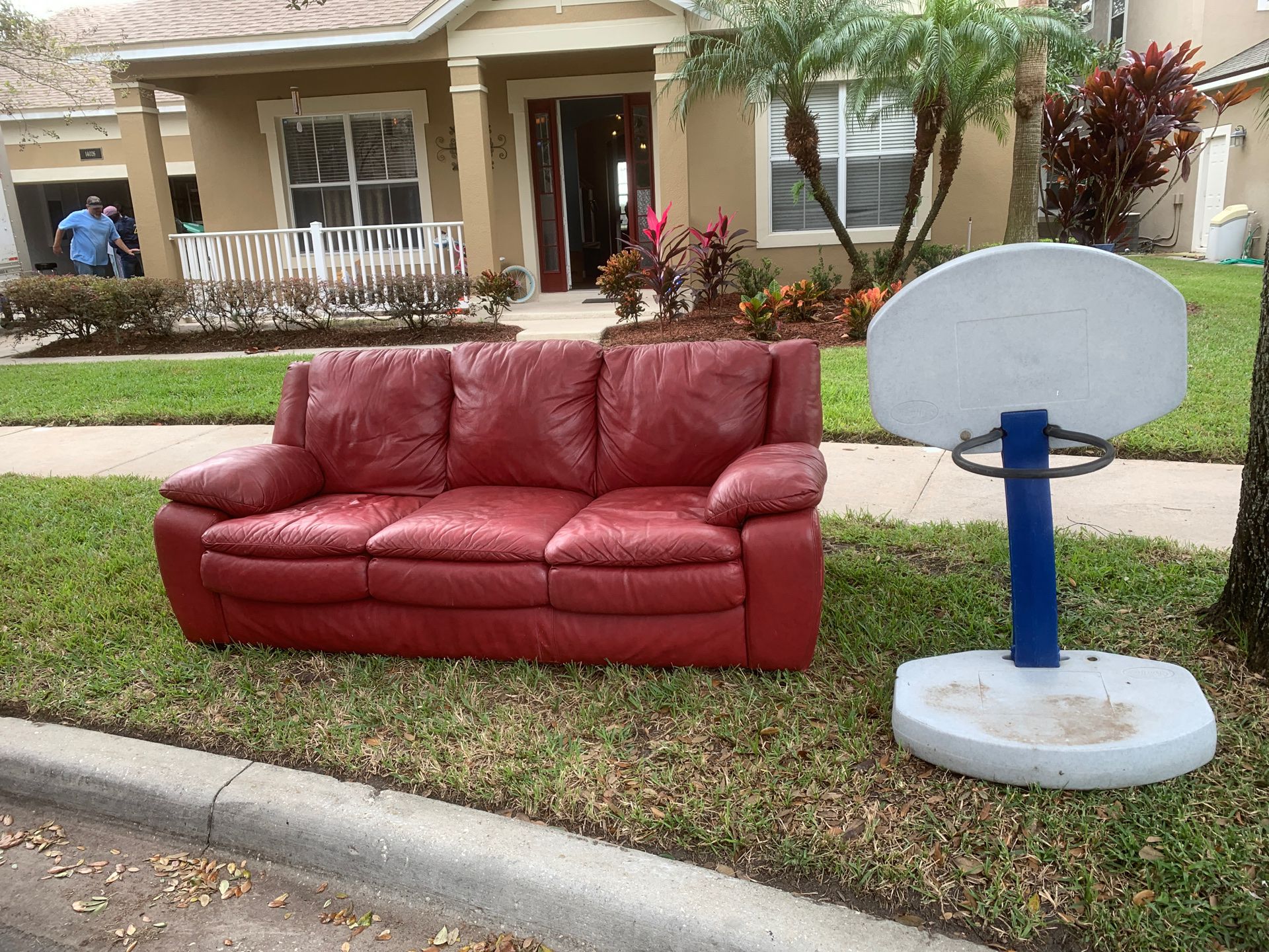 Free couch and hoop