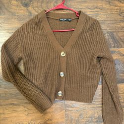 Small Brown Cardigan 