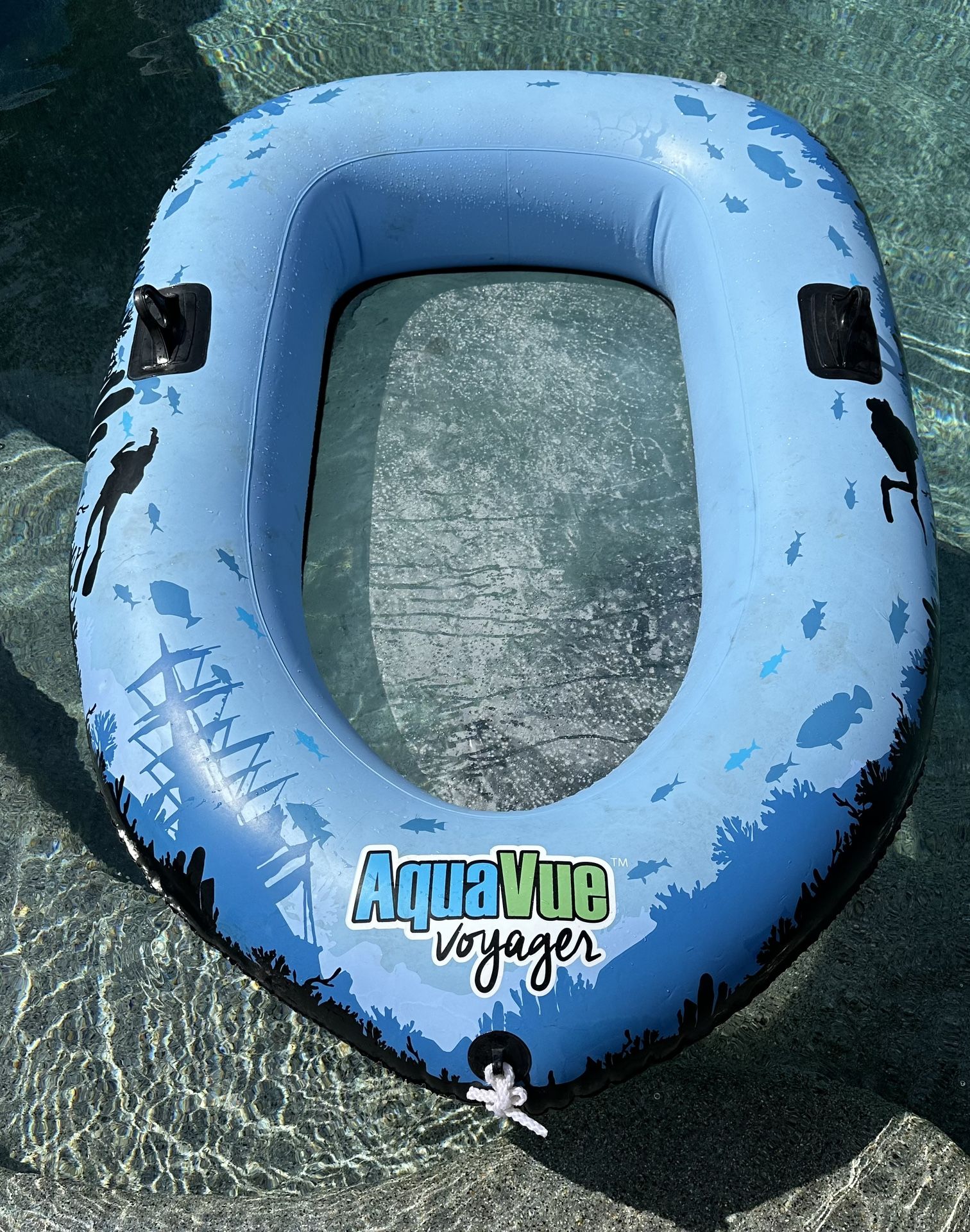 Inflatable Raft Boat With Clear Bottom